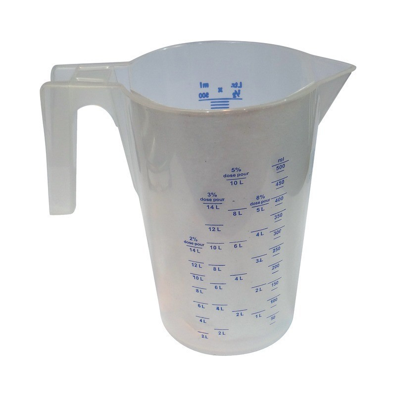 Translucent meting 0,6L dubbele graduatie