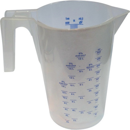 Translucent meting 0,6L dubbele graduatie