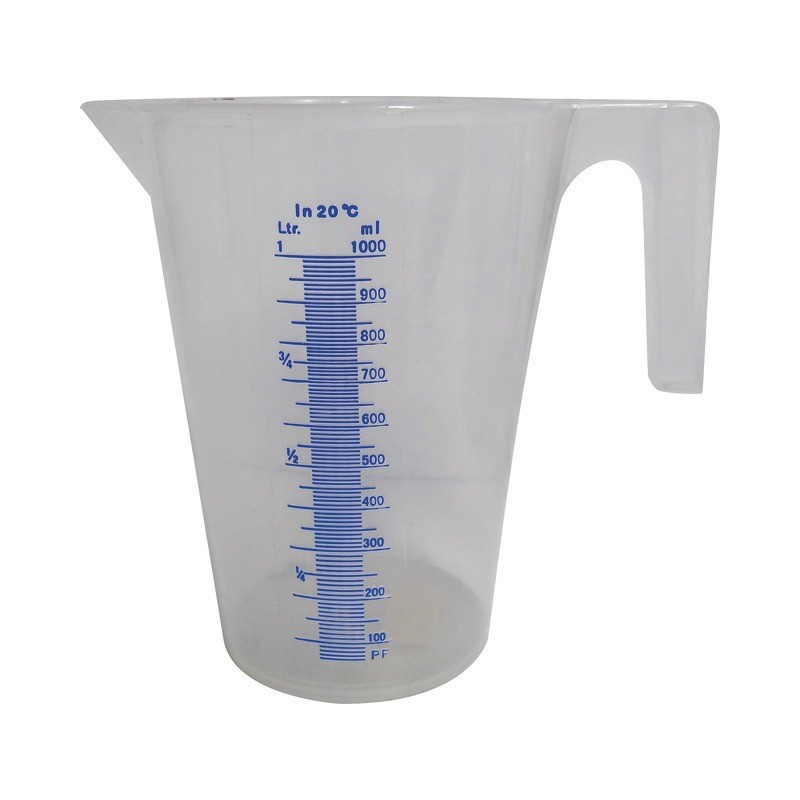 GEGRADUEERDE PLASTIC KAN 1L