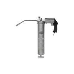 PISTOLET A GRAISSE PNEUMATIQUE FLEXIBLE BEC RIGIDE AGRAFE