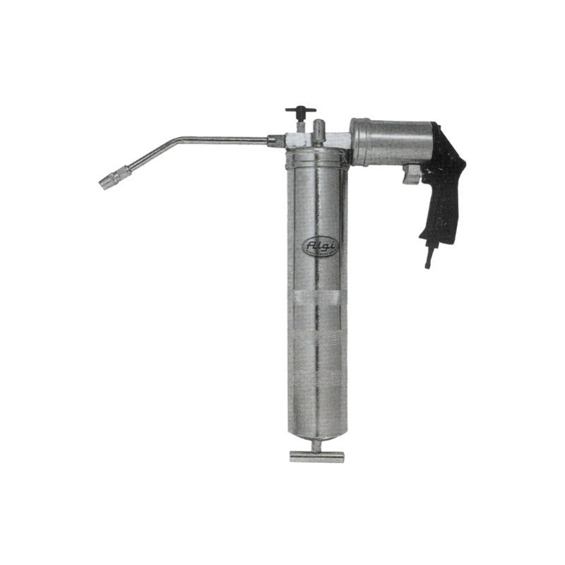 FLEXIBLE PNEUMATISCHE FETTPISTOLE STARRE AUSGUSS-CLIP