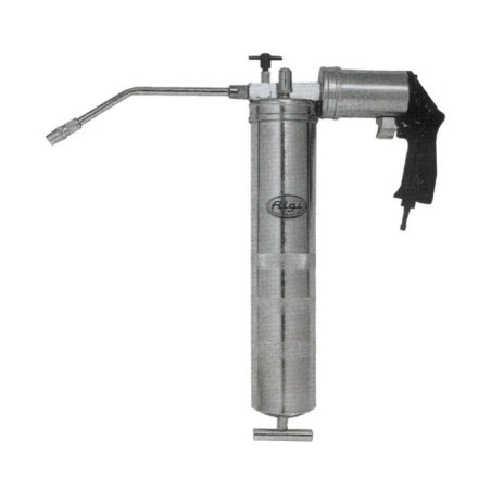 FLEXIBLE PNEUMATISCHE FETTPISTOLE STARRE AUSGUSS-CLIP