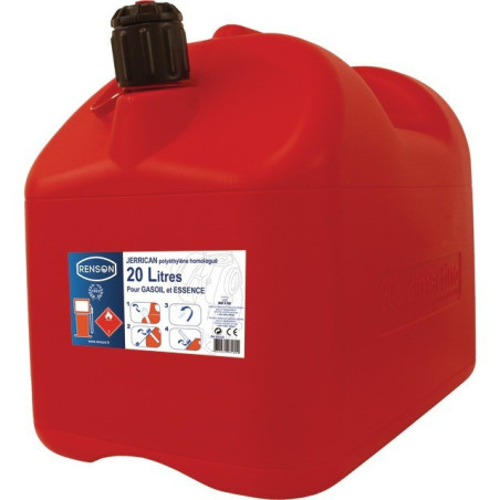 20L PLASTIC KOOLWATERSTOF-JERRYCAN