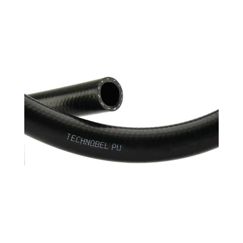 TUYAU TECHNOBEL PU 12,7X19 MM NOIR LE METRE