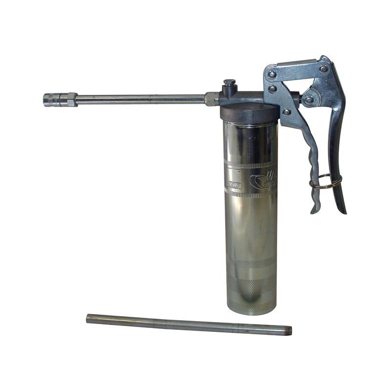 PISTOLA DE LUBRICACIÓN DE LA NAVE CON PICO RÍGIDO 150MM