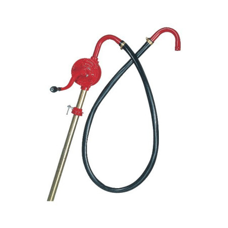 POMPE ROTATIVE MANUEL ET FLEXIBLE 1.8M POUR FÛT TECHNI-POWER