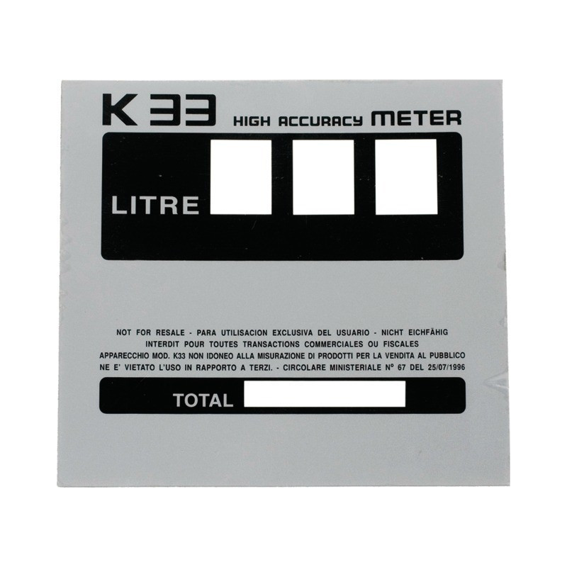 PIUSI K33-KENNZEICHEN