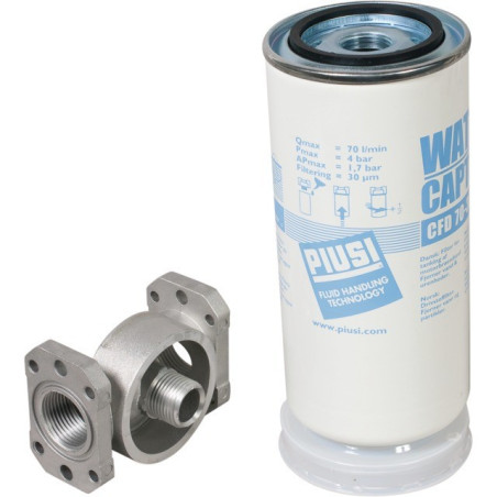 SUPPORT + 1 CARTOUCHE FILTRE 70L/MN PIUSI