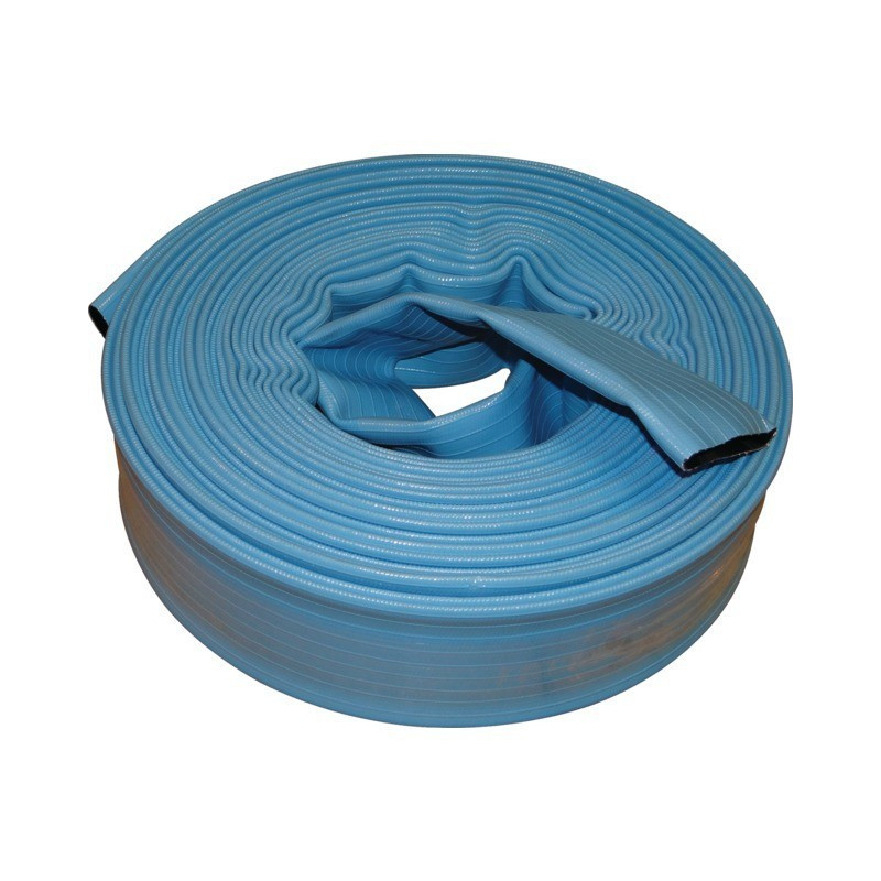 FLACHER 7 BLAUER PVC-FLACHSCHLAUCH 35 MM PRO METER