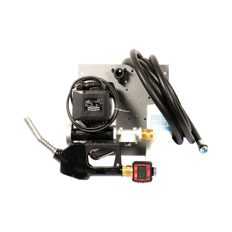 STATION MURALE TRANSFERT GASOIL 70L/MN PISTOLET AUTO PIUSI