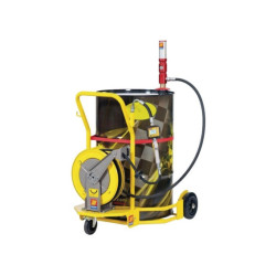 DIGITALE METER MOBIELE OLIEBLAAS + HASPEL 10M