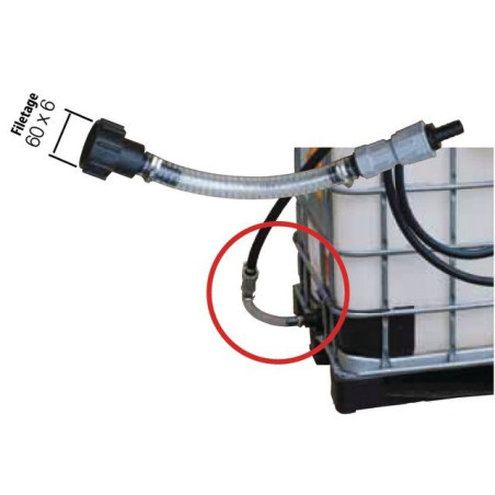 KIT DE CONEXIÓN INFERIOR PIUSI IBC ADBLUE