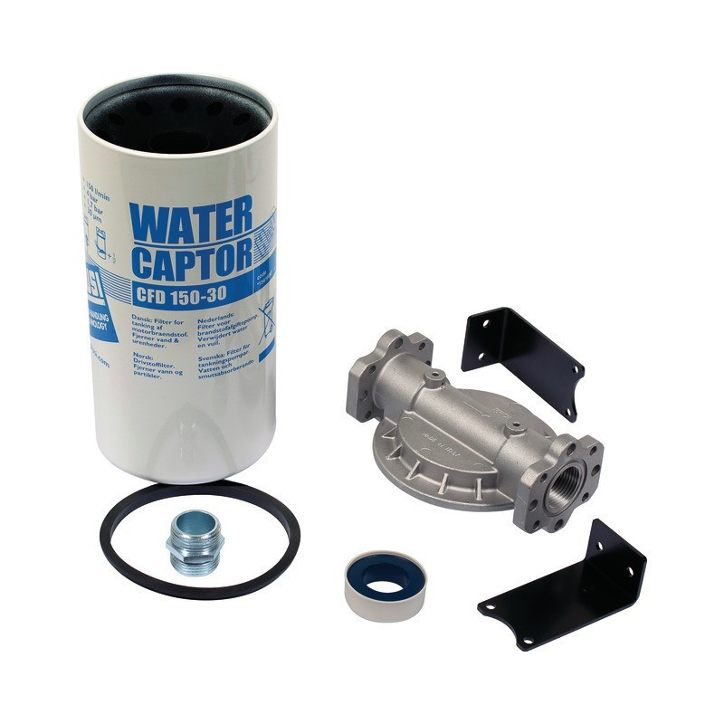 KIT FILTRE GO 150L/MIN ABSORBER AGUA + SOPORTES PIUSI