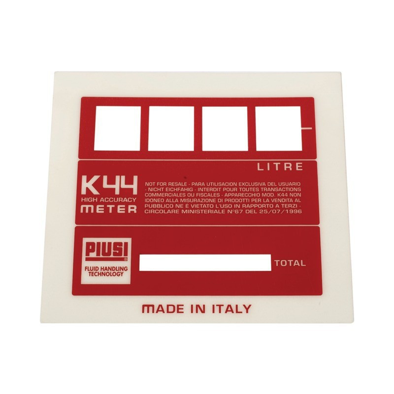 PIUSI K44 GEGENPLATTE