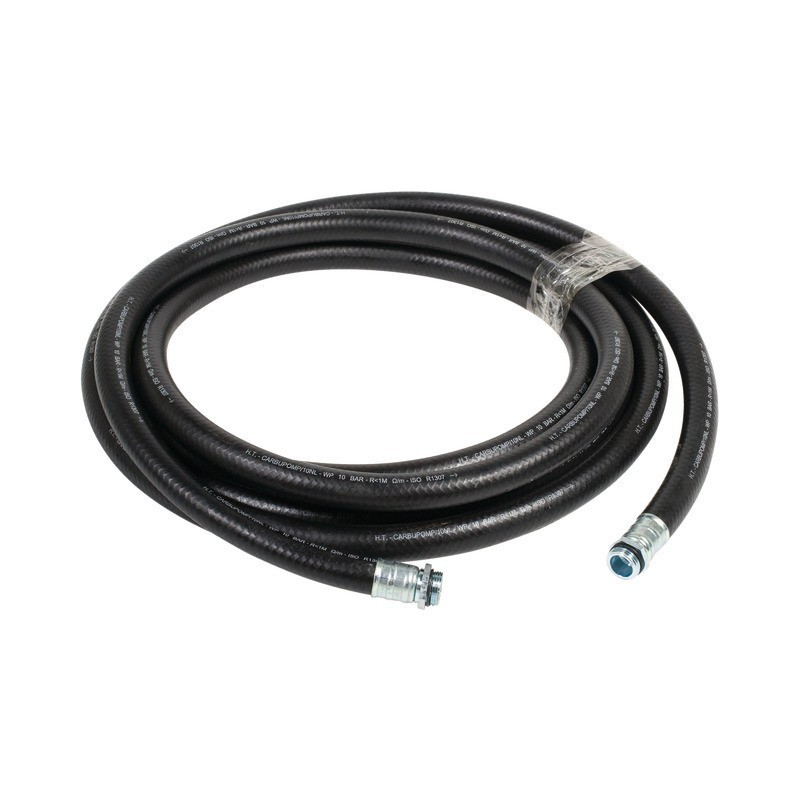 FLEXIBLE REFOULEMENT GASOIL 8M D25MM AVEC RACCORDS 1 PIUSI