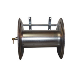 ENROULEUR ACIER GALVA PULVE 150M TUYAU 8 A 10