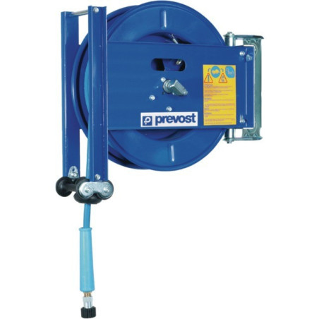 ENROULEUR ACIER PEINT POUR EAU CHAUDE HAUTE PRESSION RAPPEL AUTO PREVOST