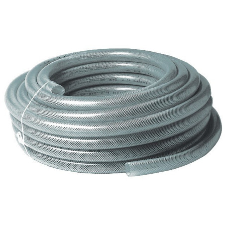 TRANSPARANTE SLANG MET EEN BALK VAN 12X18 MM (per meter)