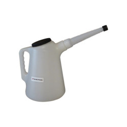 BROCCA DI PLASTICA GRADUATA 2L CON TUBO TECHNI-POWER