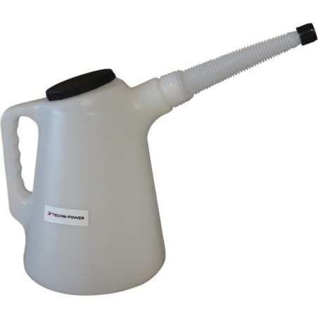 3L GRADUIERTER KUNSTSTOFFKANISTER MIT TECHNI-POWER-SCHLAUCH