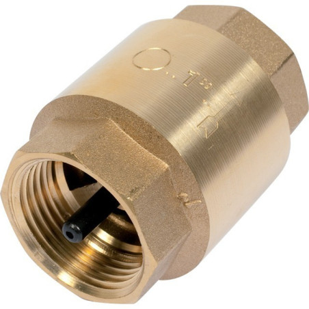 1" PIUSI MESSING TERUGSLAGKLEP