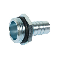 RACCORD LAITON CANNELE M1" X 19 MM AVEC JOINT TORIQUE