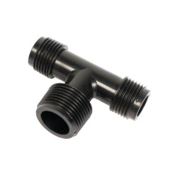 RACCORD EN T FIL.MALE G 1/2"M-M 3/4"M