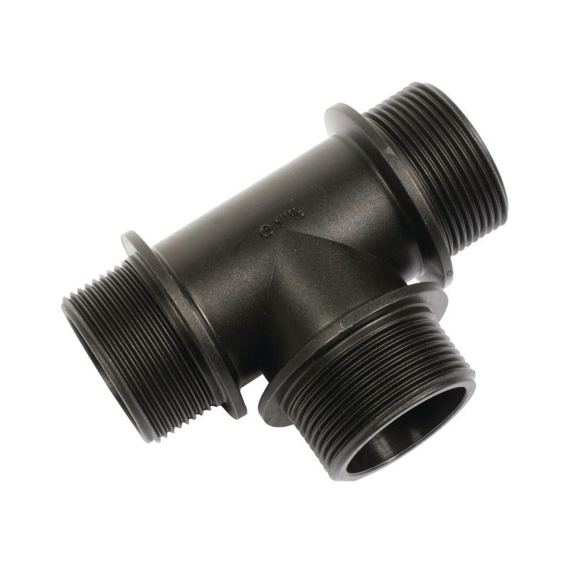 DRAHT-"T"-FITTING. G 1 1/2" M-M-M