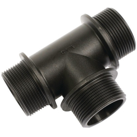 DRAHT-"T"-FITTING. G 1 1/2" M-M-M