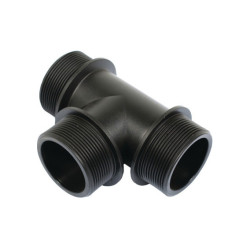 CONECTOR DE CABLE EN "T". G 2" M-M-M