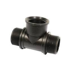 CONECTOR DE CABLE EN "T". G 1 1/4" M-F-M