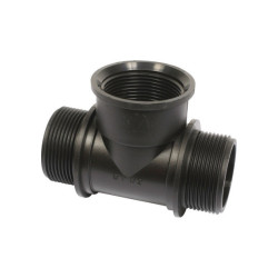 DRAHT-"T"-FITTING. G 1 1/2" M-F-M