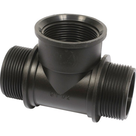 DRAHT-"T"-FITTING. G 1 1/2" M-F-M