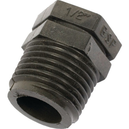 1/2" GAS-MANNELIJKE SCHROEFDRAADPLUG