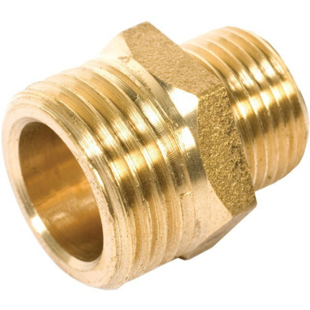 NIPPLO IN OTTONE G 3/8"-1/2"