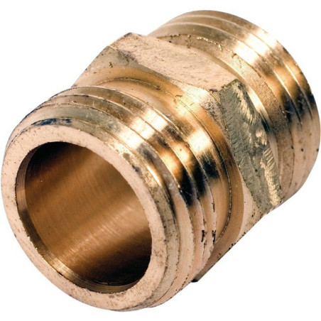 MESSING NIPPLE G 1/2"-1/2"