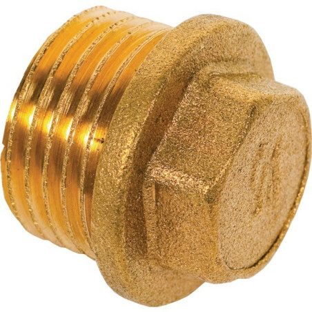 TAPA MACHO DE LATÓN G 1/2"