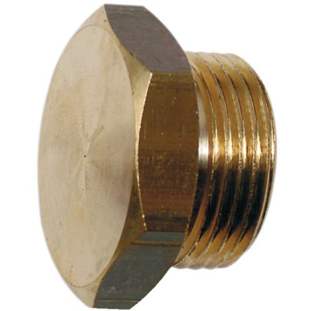 TAPA DE LATÓN DE GAS DE 3/4"