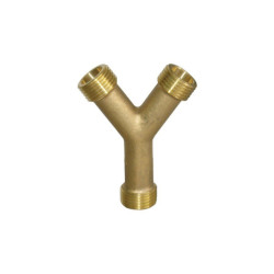 MESSINGVERBINDUNG 3-V ZU Y G1/2"-1/2"-1/2"