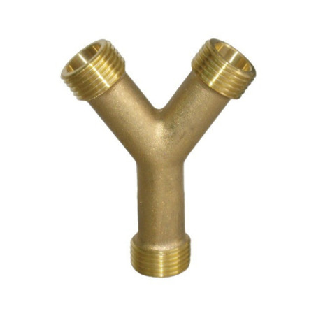 COLLEGAMENTO OTTONE 3-V A Y G1/2"-1/2"-1/2"