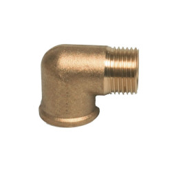 90° MESSING ELBOOG VERBINDING G 1/2" M-F