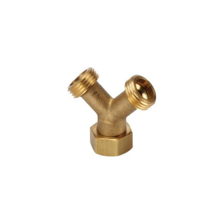 MESSINGVERBINDUNG 3-V ZU Y G1/2"M-F11/2"F