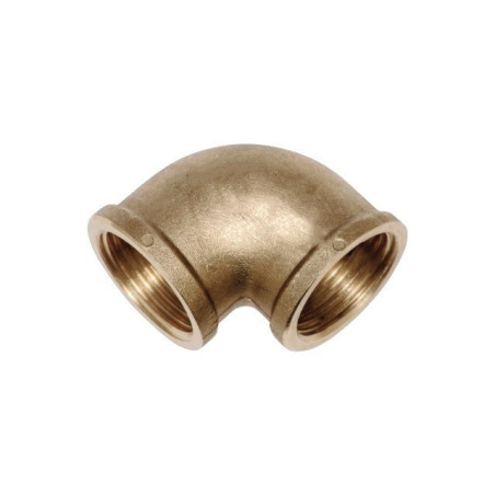 CONNESSIONE GOMITO IN OTTONE A 90° G 1/2"