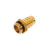 RACCORD LAITON CANNELE M3/4" X 25 MM AVEC JOINT TORIQUE