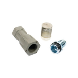 CREPINE CLAPET ANTI-RETOUR PVC AVEC RACCORDS Ø 25 MM PIUSI