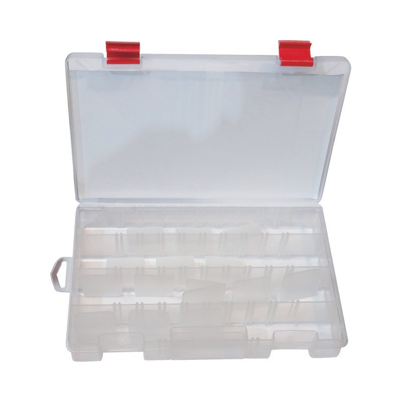 CAJA DE ALMACENAMIENTO COMPARTIM MODUL 4A24 36X22X4CM