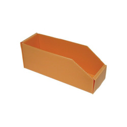BOITE ORANGE PLASTIBOX 280X90X105/70