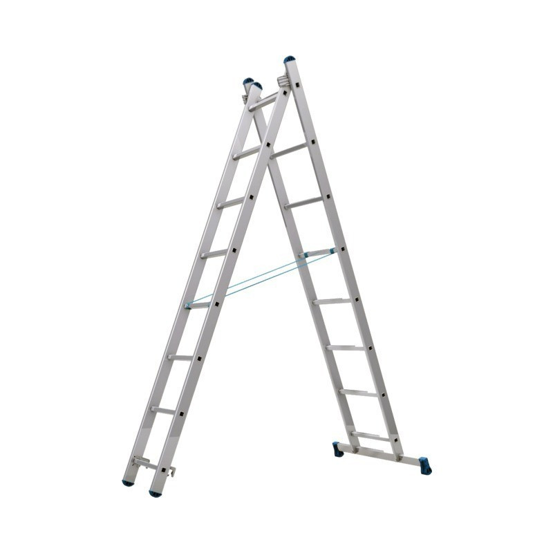 ESCALERA DESCAPOTABLE 2X7 PELDAÑOS 2,89M/4,32M BRICO ARTUB