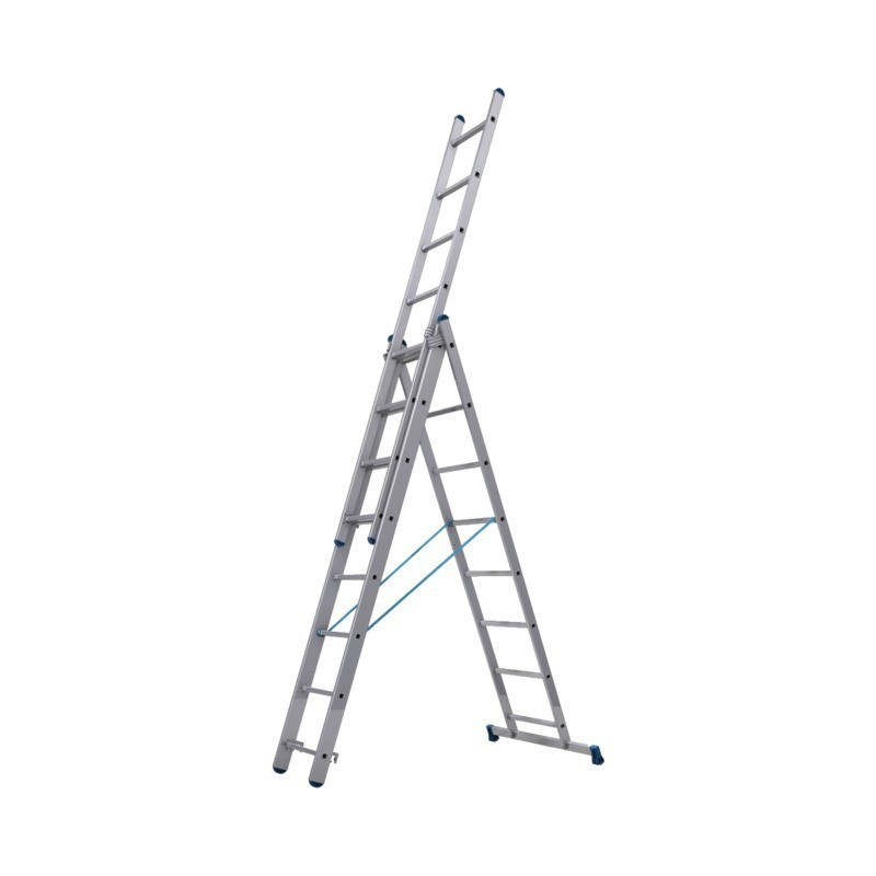 Escalera descapotable 3 planos 8 peldaños 2m35/5m15
