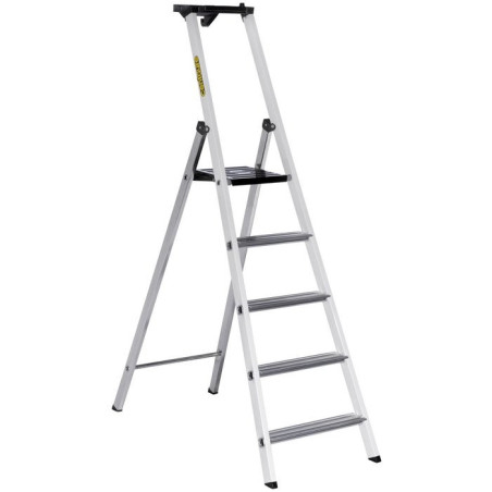 Scaletta in alluminio MB Centaur - Altezza di lavoro 3 m - 5 gradini
